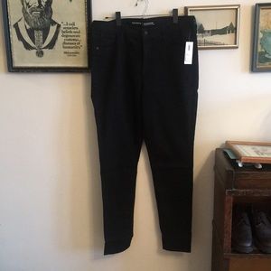 Old Navy size 14 Rockstar straight black jeans